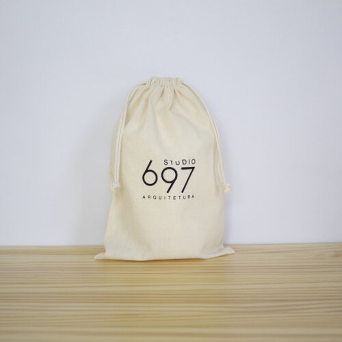 Saco de Algodão Cru Personalizado 10x15cm