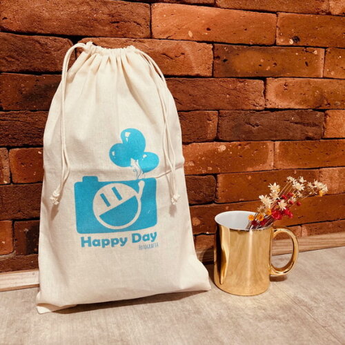 Saco de Algodão Cru Personalizado 20x30cm