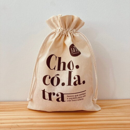 Saco de Algodão Cru Personalizado 15x20cm