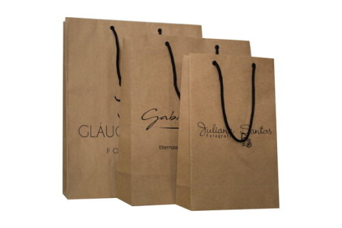 Sacola 30x40x12cm Kraft Personalizada