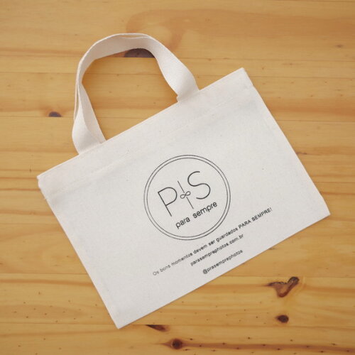 Sacola de Algodão Ecobag Personalizada 20x15cm