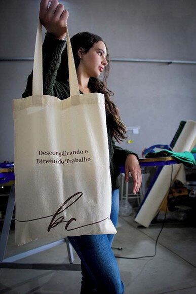 Sacola de Algodão Ecobag Personalizada 30x40cm