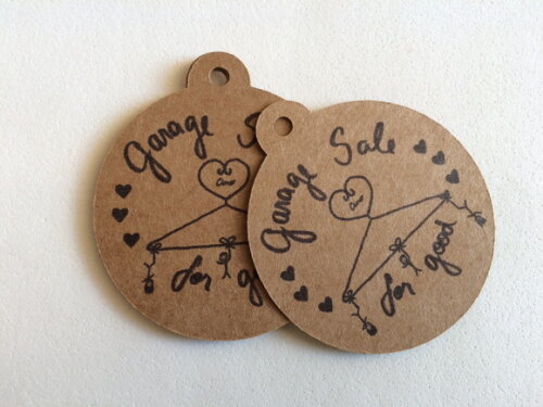 Tag Kraft Redonda Personalizada