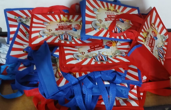 Bolsa Personalizada Tema Circo e Outros...