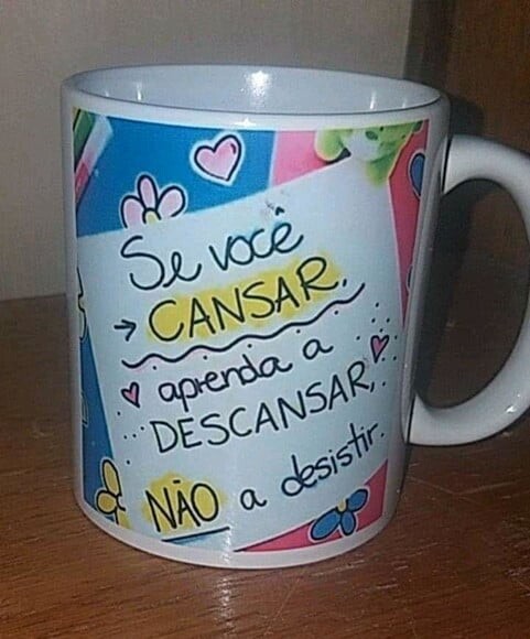 Caneca Porcelana Motivacional