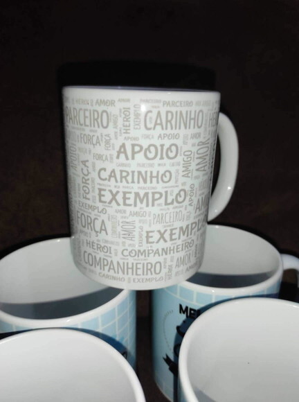 Caneca Tema Dia dos Pais 10 Unidades