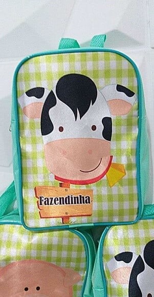 Mochila Personalizada Fazendinha