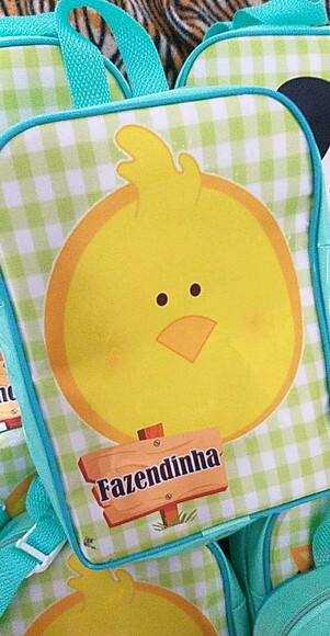 Mochila Personalizada Fazendinha