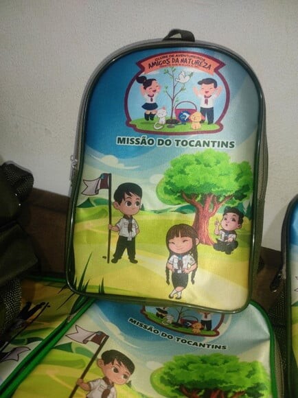 Mochila Personalizada Infantil Clube dos Aventureiros