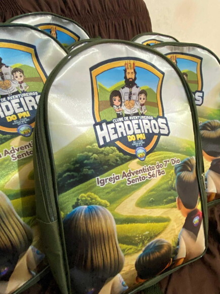 Mochila Personalizada Infantil Clube dos Aventureiros