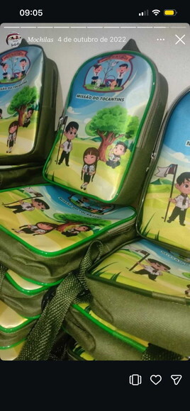 Mochila Personalizada Infantil Clube dos Aventureiros