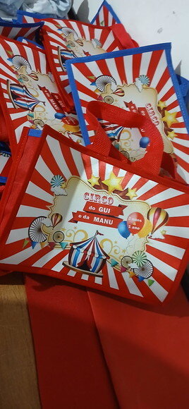 Bolsa Personalizada Tema Circo e Outros...