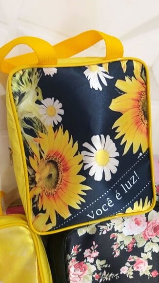 Bolsas Temas Floral, Girassol, Rosas