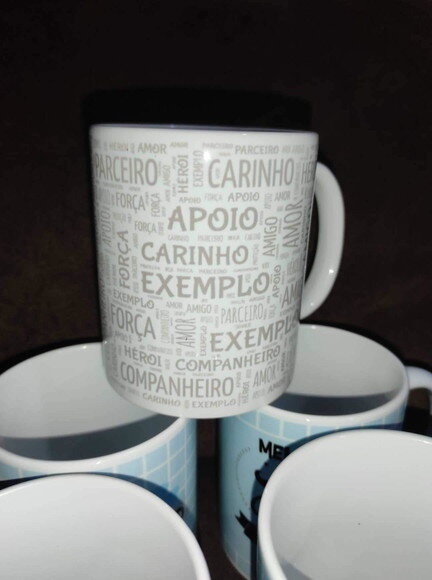 Caneca Tema Dia dos Pais 10 Unidades