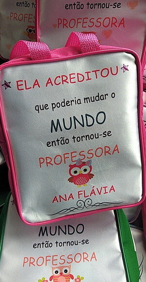 Dia dos Professores Bolsas Personalizadas