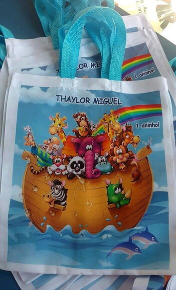 Eco Bag Personalizada 30x35 Arca de Noé