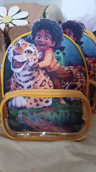 Mochila Cristal Personalizada Tema Brinquedos