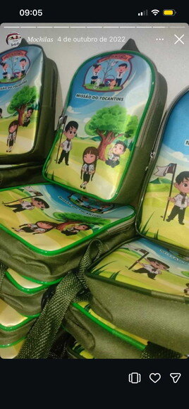 Mochila Personalizada Infantil Clube dos Aventureiros