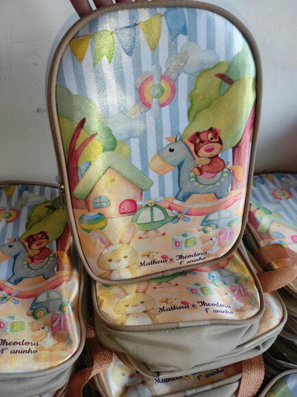 Mochila Personalizada Tema Brinquedos