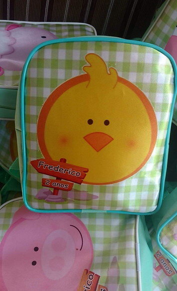 Mochila Personalizada Tema Fazendinha