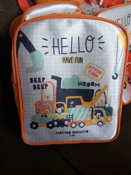 Mochila Personalizada Tema Transportes