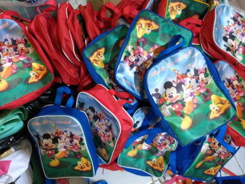 Mochila Tamanho Grande Volta as Aulas