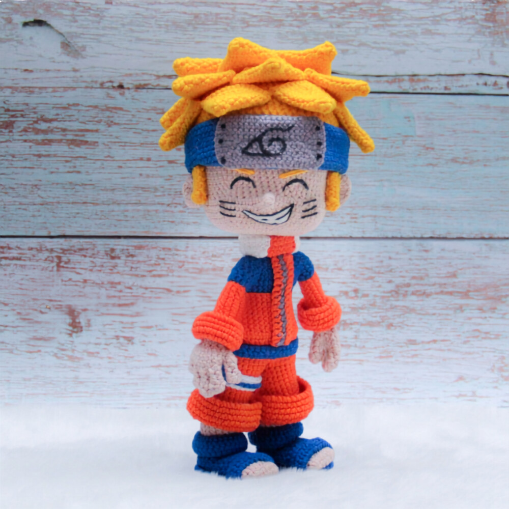 Boneco Amigurumi Naruto