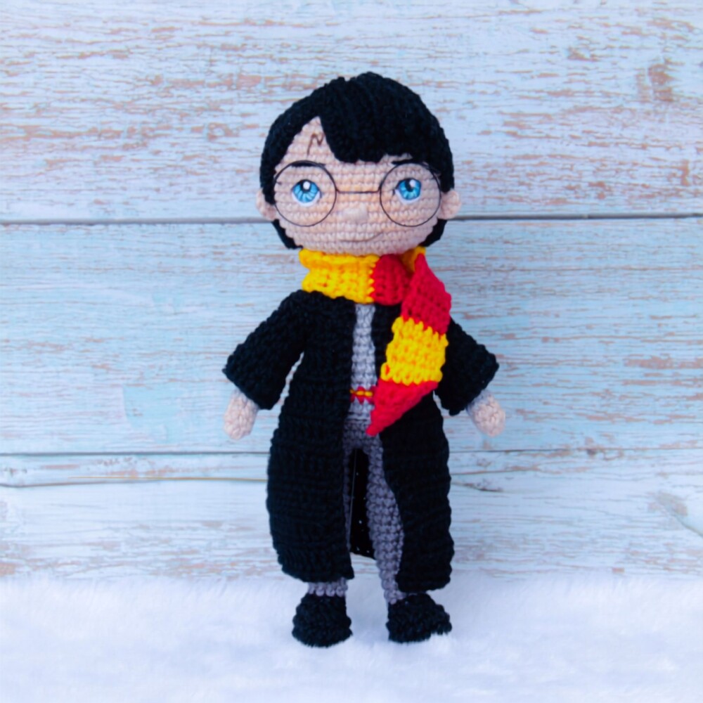 Boneco Amigurumi inspirado no Harry Potter