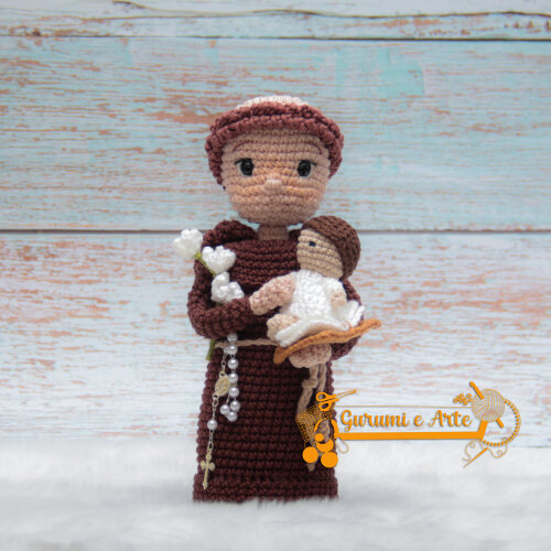 Santinho Amigurumi / Santo Antônio