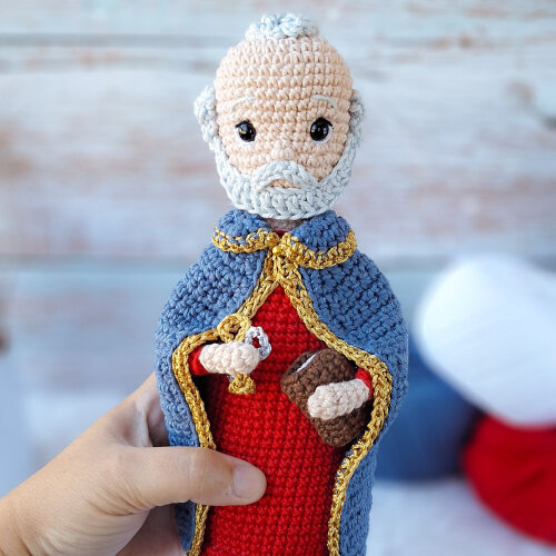 Santinho Amigurumi / São Pedro