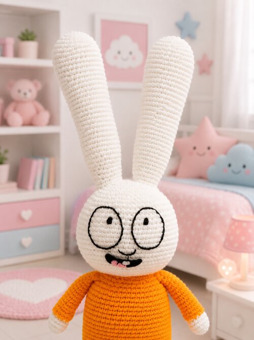 Coelho Gaspar Amigurumi