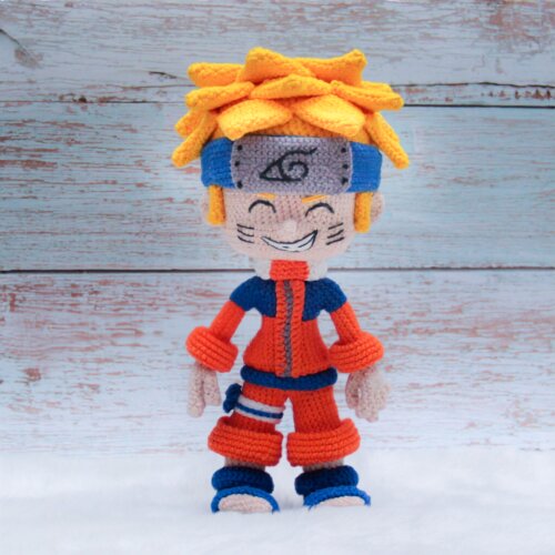 Boneco Amigurumi Naruto