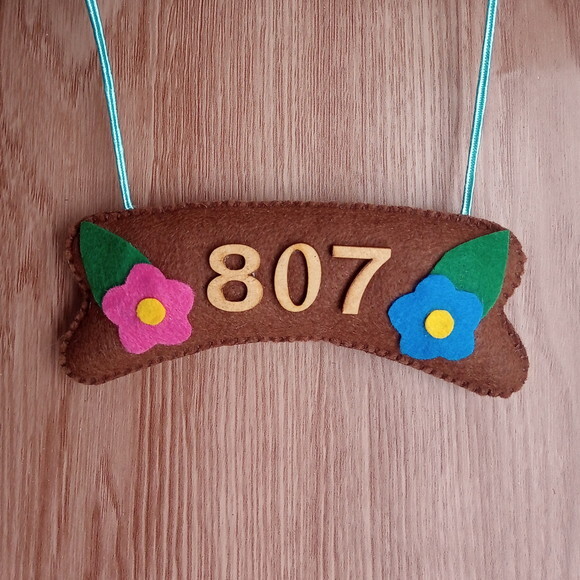 Enfeite de Porta Família de Passarinhos