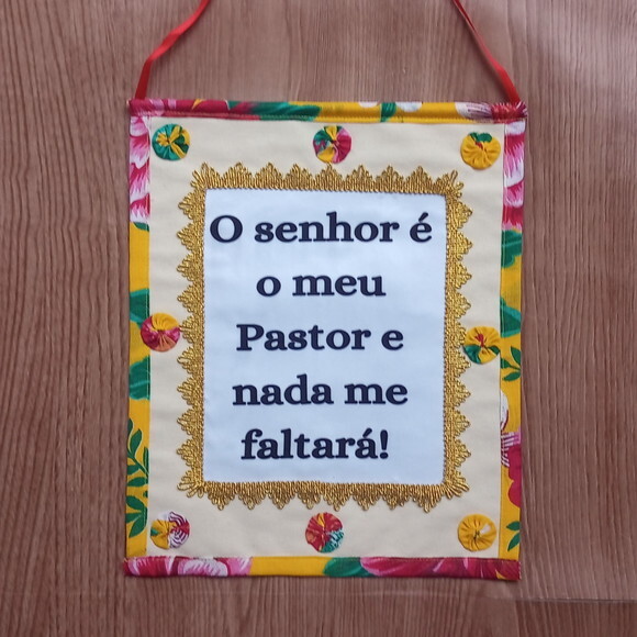 Estandarte o Senhor É o Meu Pastor e Nada Me Faltará
