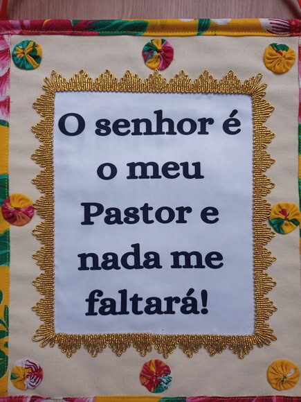 Estandarte o Senhor É o Meu Pastor e Nada Me Faltará