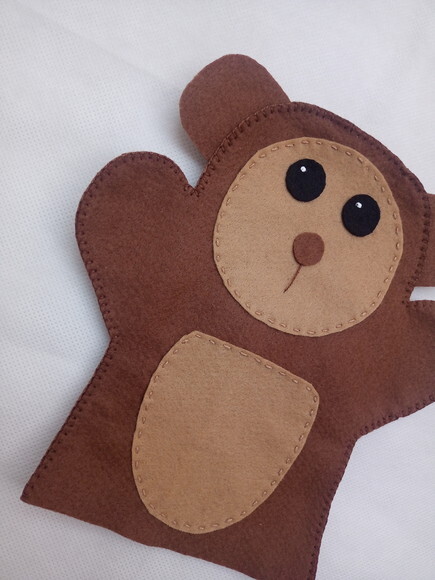 Fantoche de Feltro Macaco