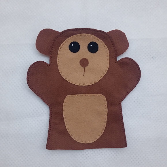 Fantoche de Feltro Macaco