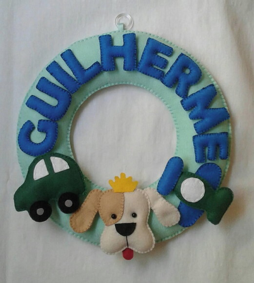 Guirlanda Porta Maternidade Cachorrinho