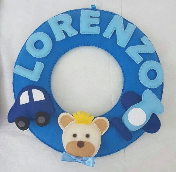 Guirlanda Porta Maternidade Ursinho