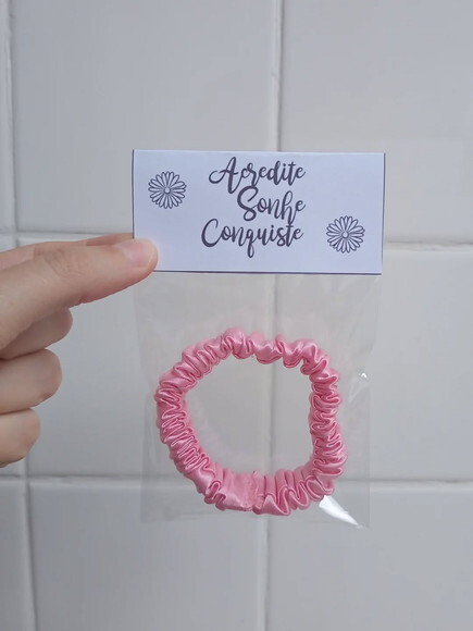 Mini Scrunchie de Cetim
