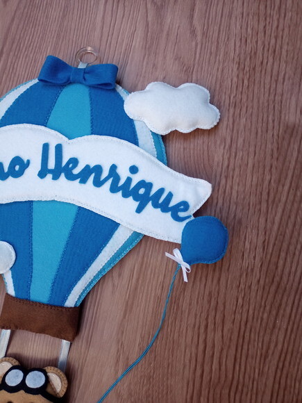 Porta Maternidade Ursinho no Balão