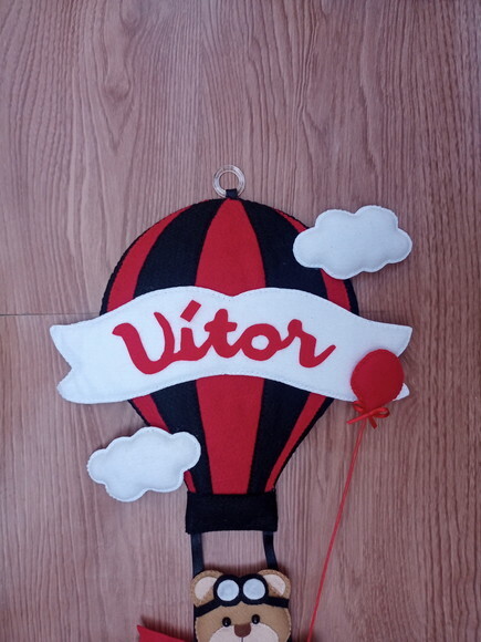 Porta Maternidade Ursinho no Balão