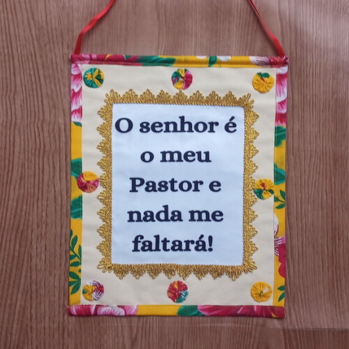 Estandarte o Senhor É o Meu Pastor e Nada Me Faltará