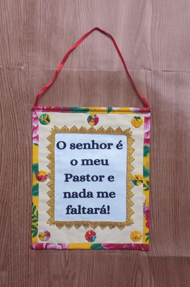 Estandarte o Senhor É o Meu Pastor e Nada Me Faltará
