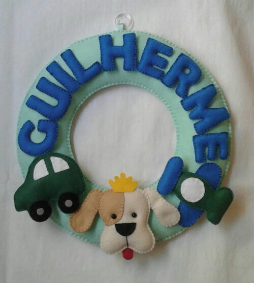 Guirlanda Porta Maternidade Cachorrinho