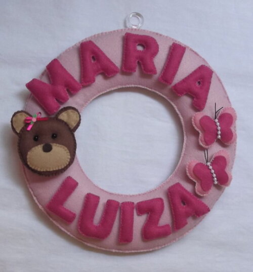 Guirlanda Porta Maternidade Ursinha