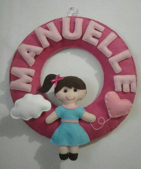 Porta Maternidade Menina