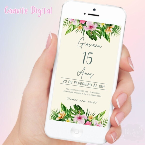 Convite Digital 15 Anos