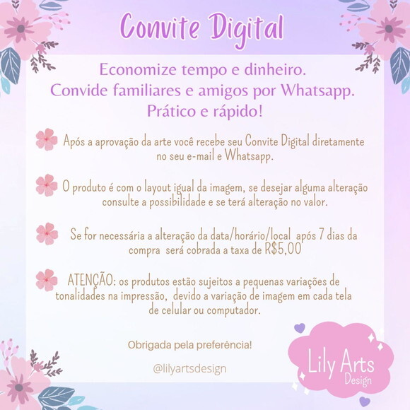 Convite Digital 15 Anos