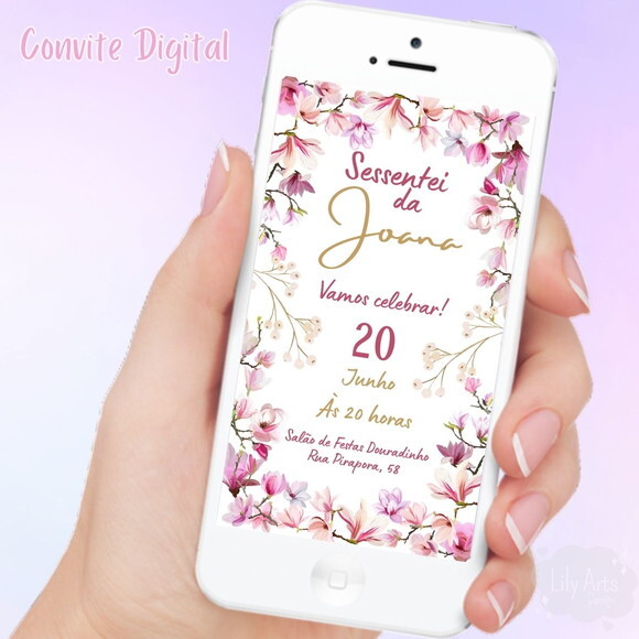 Convite Digital 60 Anos